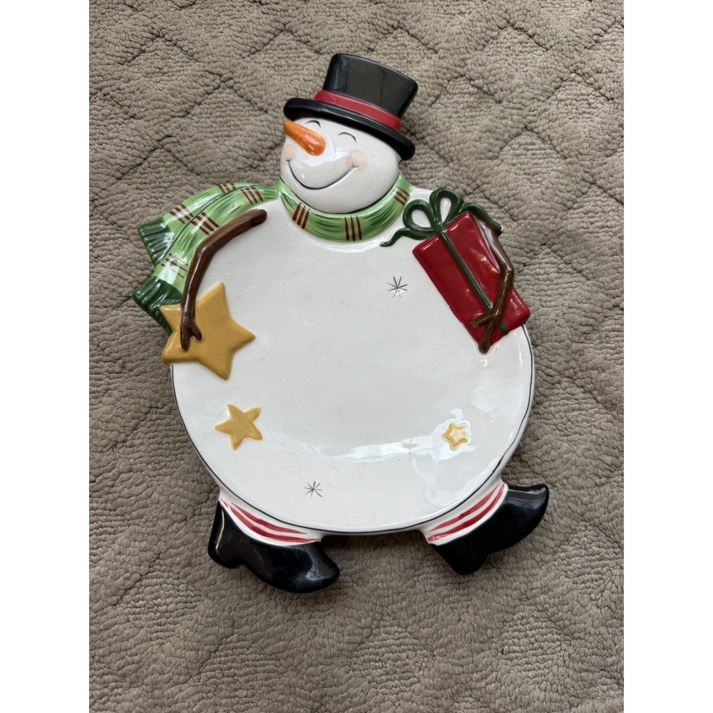 Fitz & Floyd Holiday Wishes Christmas, Snowman